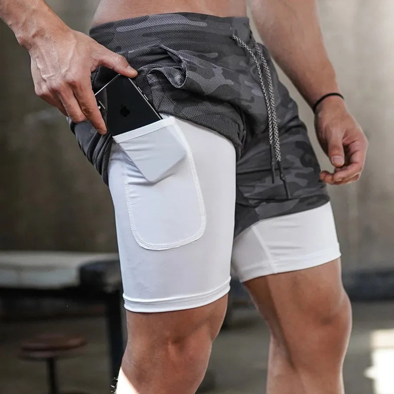 QuickFit Camo 2-in-1 Shorts