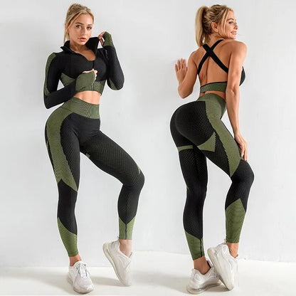 Seamless Yoga Fitness Set